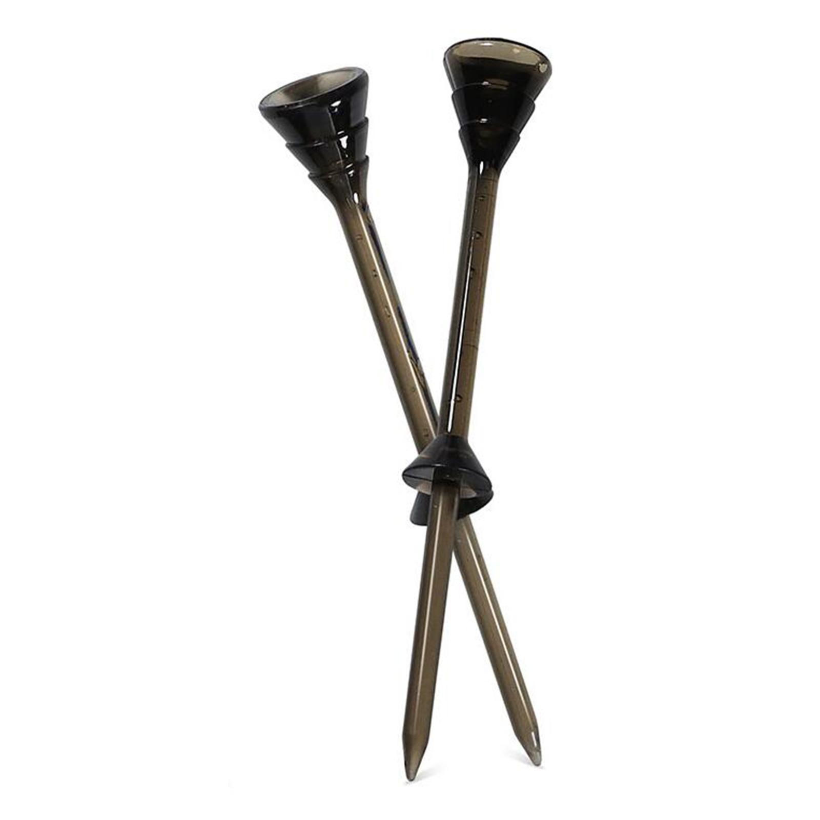 Golf Equipment Holder - Verbesserte 83mm Golf Tees aus Kunststoff,