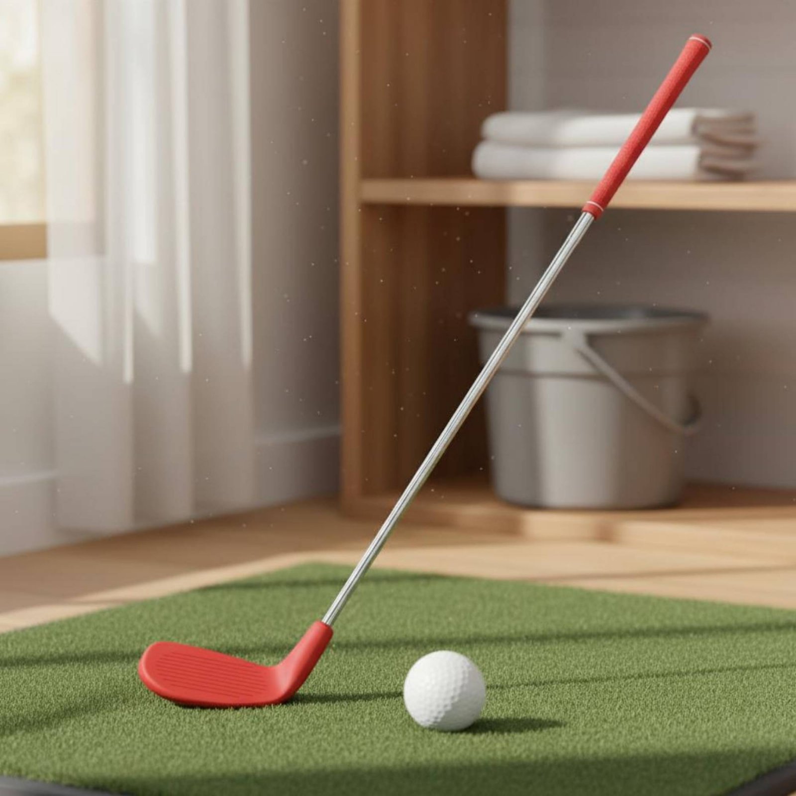 Golf Equipment For Beginners - Golf-Trainingsschläger mit Kunststoffkopf Übungs-Golfschläger Sportausrüstung Leicht