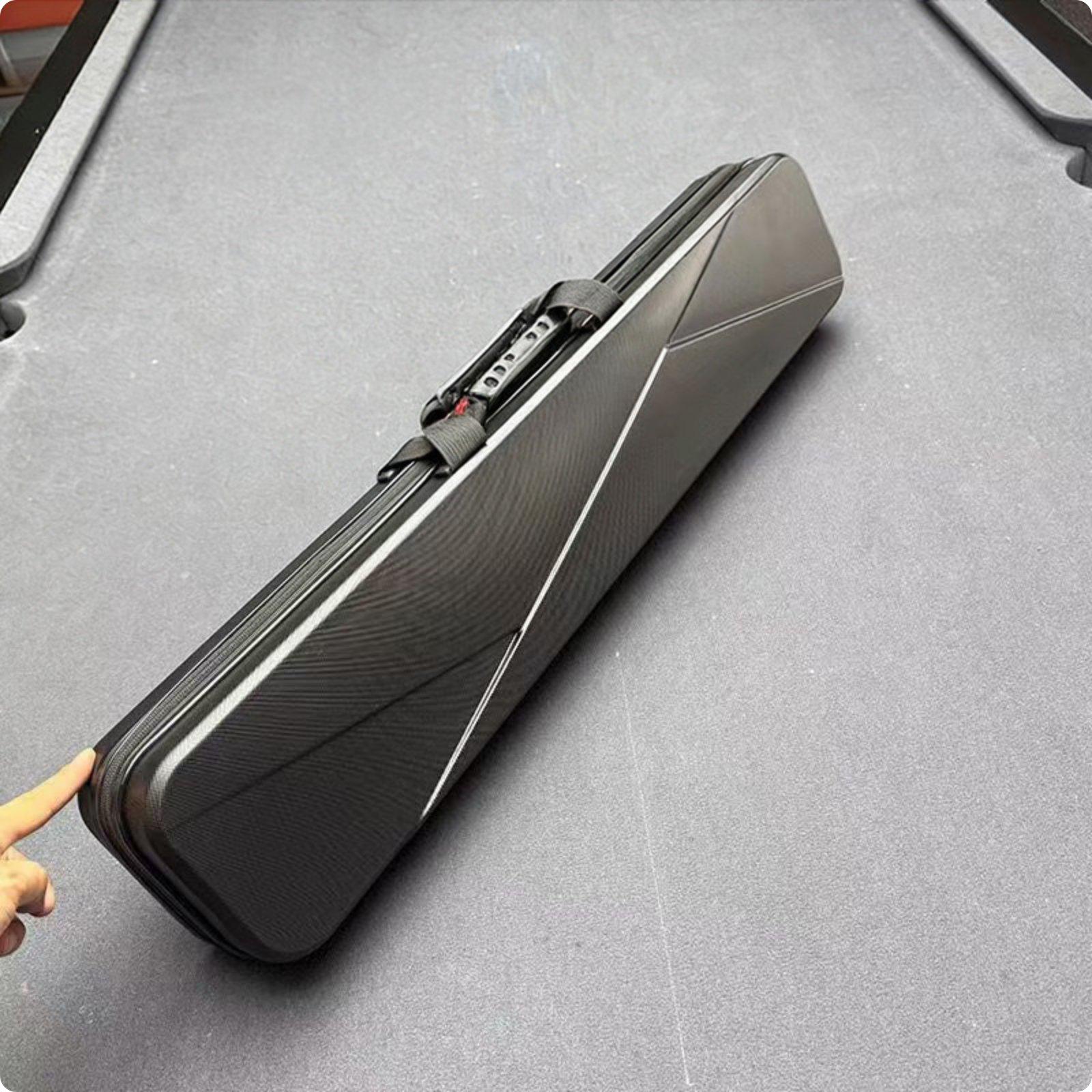 Golf Equipment Holder - Aluminium-Golfschlägerkoffer, harter Billardstockhalter, sichere Tragetasche für