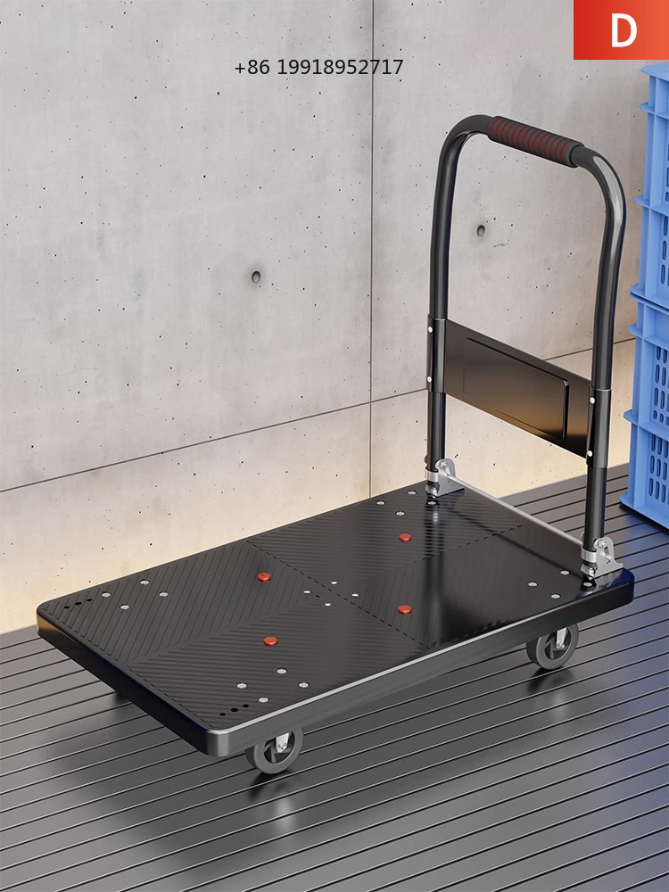 Pull Cart Fold - Tragbarer, faltbarer, handgezogener Transportwagen mit leisem