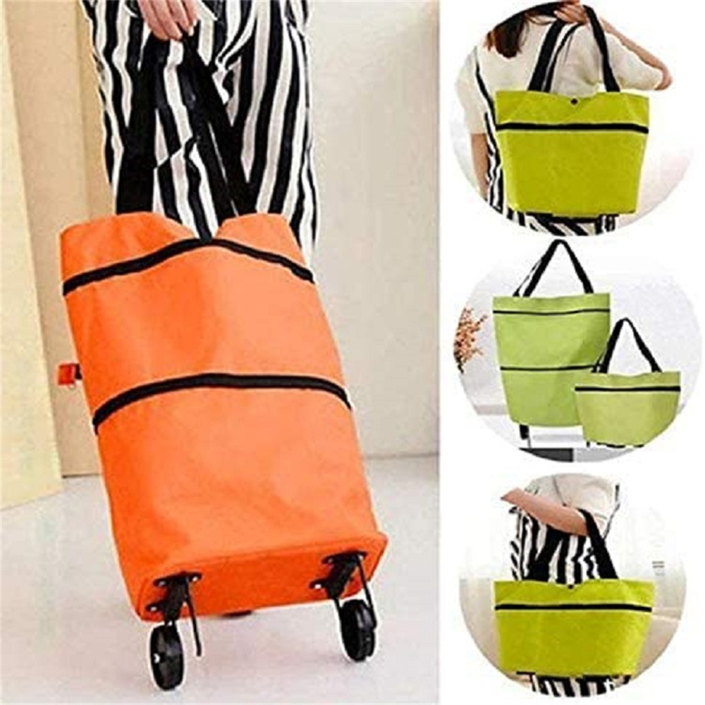 Pull Cart Fold - Kleine Pull Warenkorb Tragbare Shopping Lebensmittel