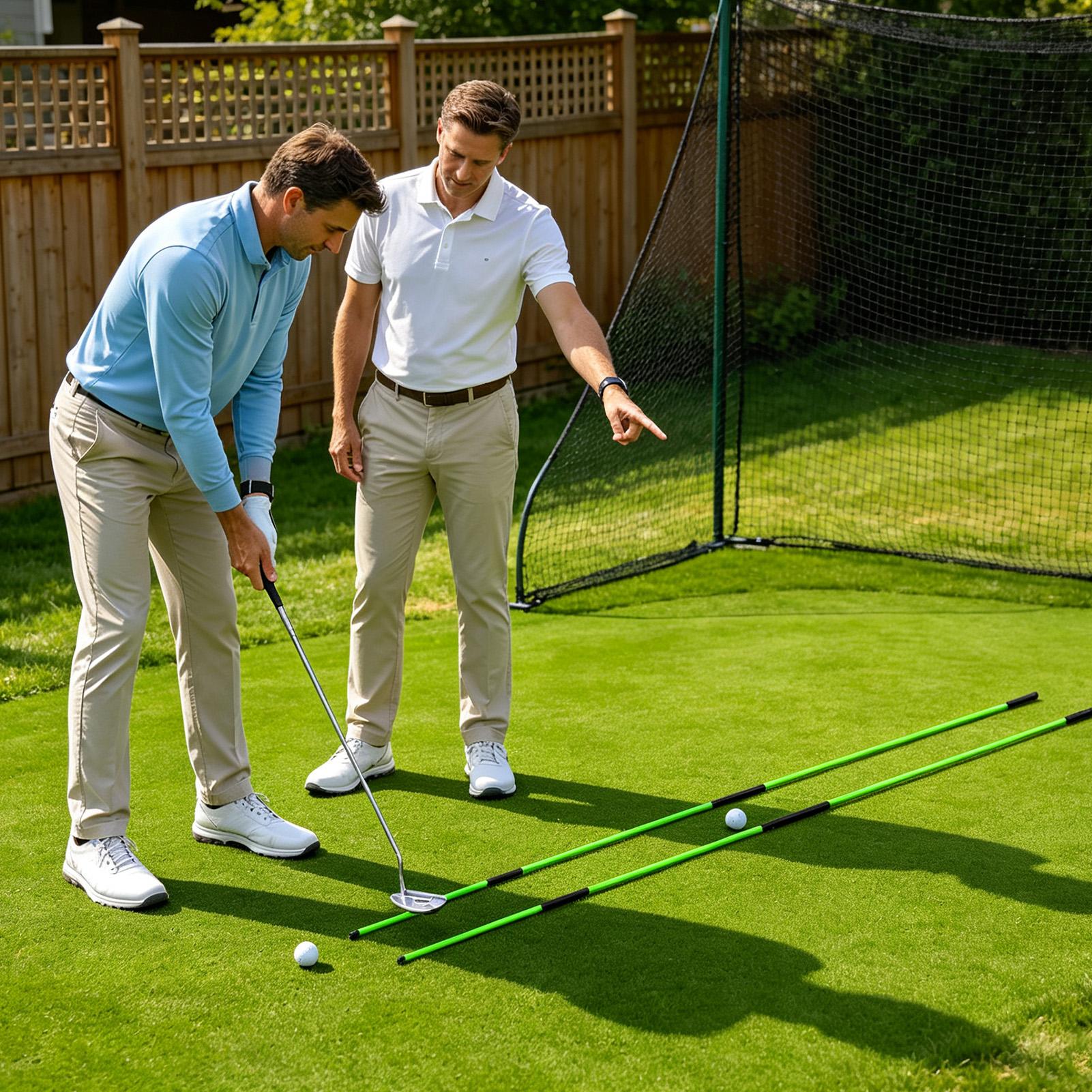 Golf Equipment For Beginners - Golf Swing Plane Trainer, tragbare Trainingsgeräte