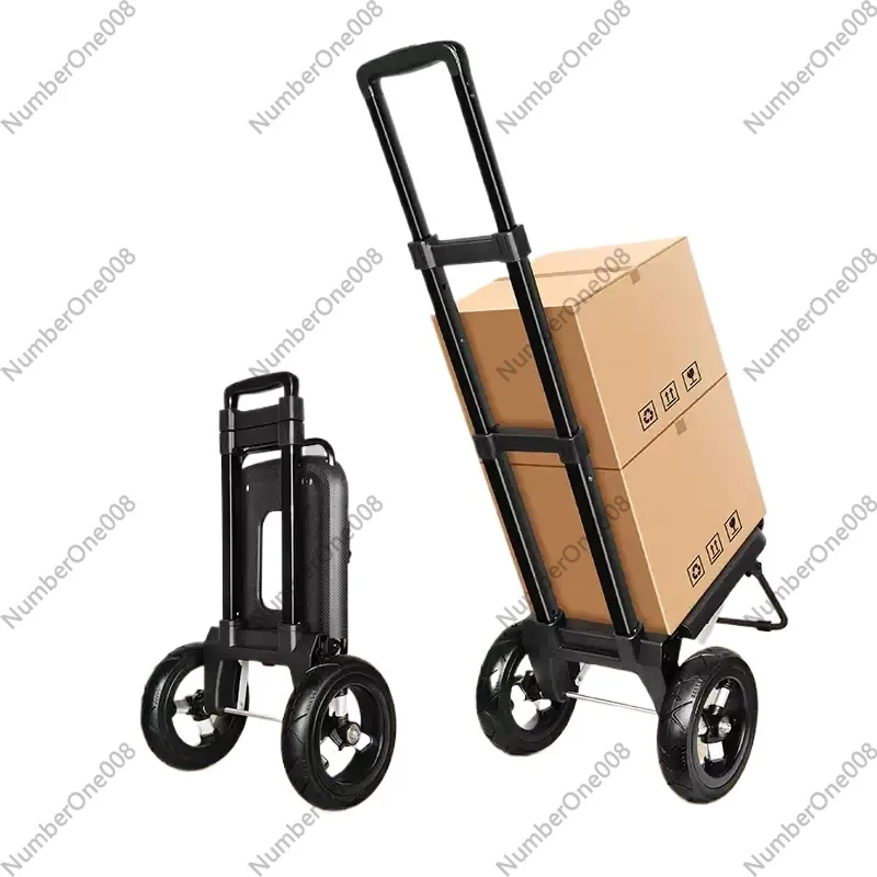 Pull Cart Fold - Faltbarer Kleiner Einkaufswagen für den Haushalt,