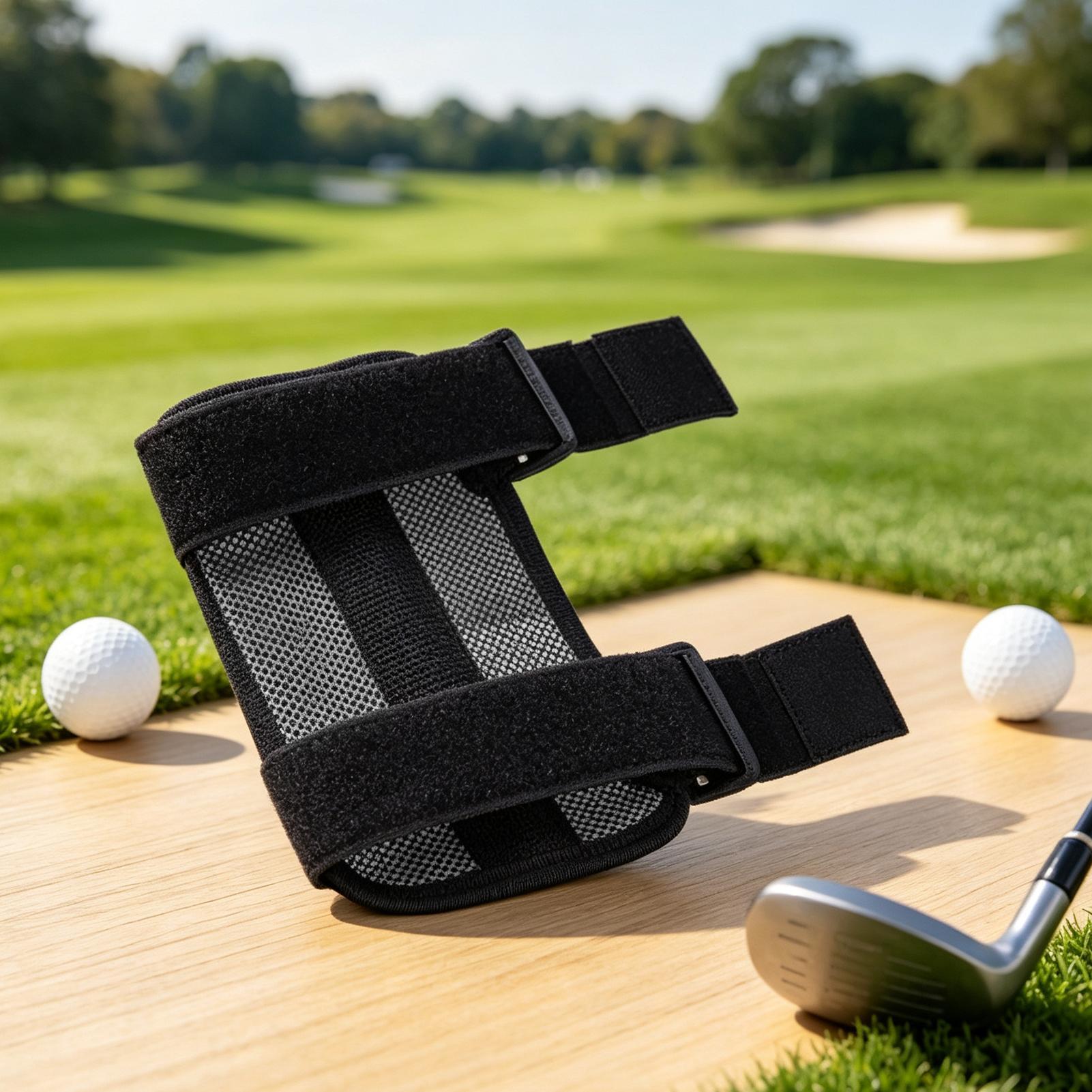 Golf Equipment For Beginners - Golf-Ellbogentrainer, atmungsaktives Golfer-Trainingsgerät, Golf-Schwungkorrekturband für Anfänger,