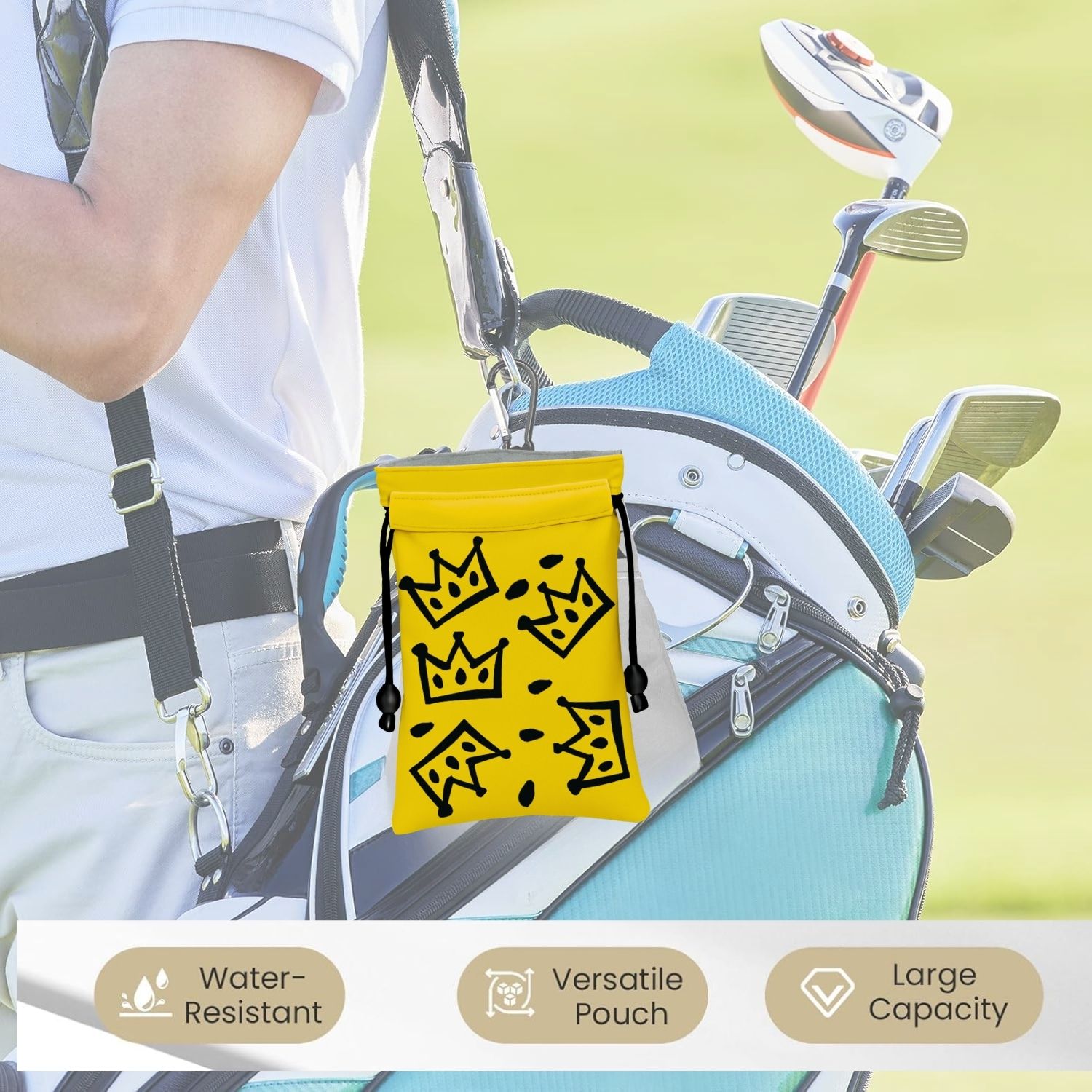 Crown Golf Wertsachen-Tasche,  – Golf Equipment Holder Bewertung und Preis
