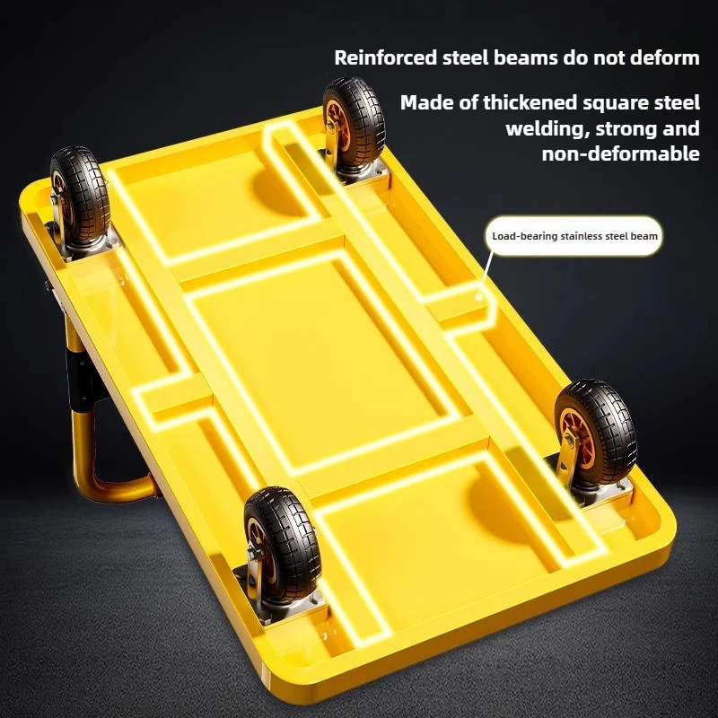 Klappbarer Flachbett-Handwagen – Pull Cart Fold Bewertung und Preis