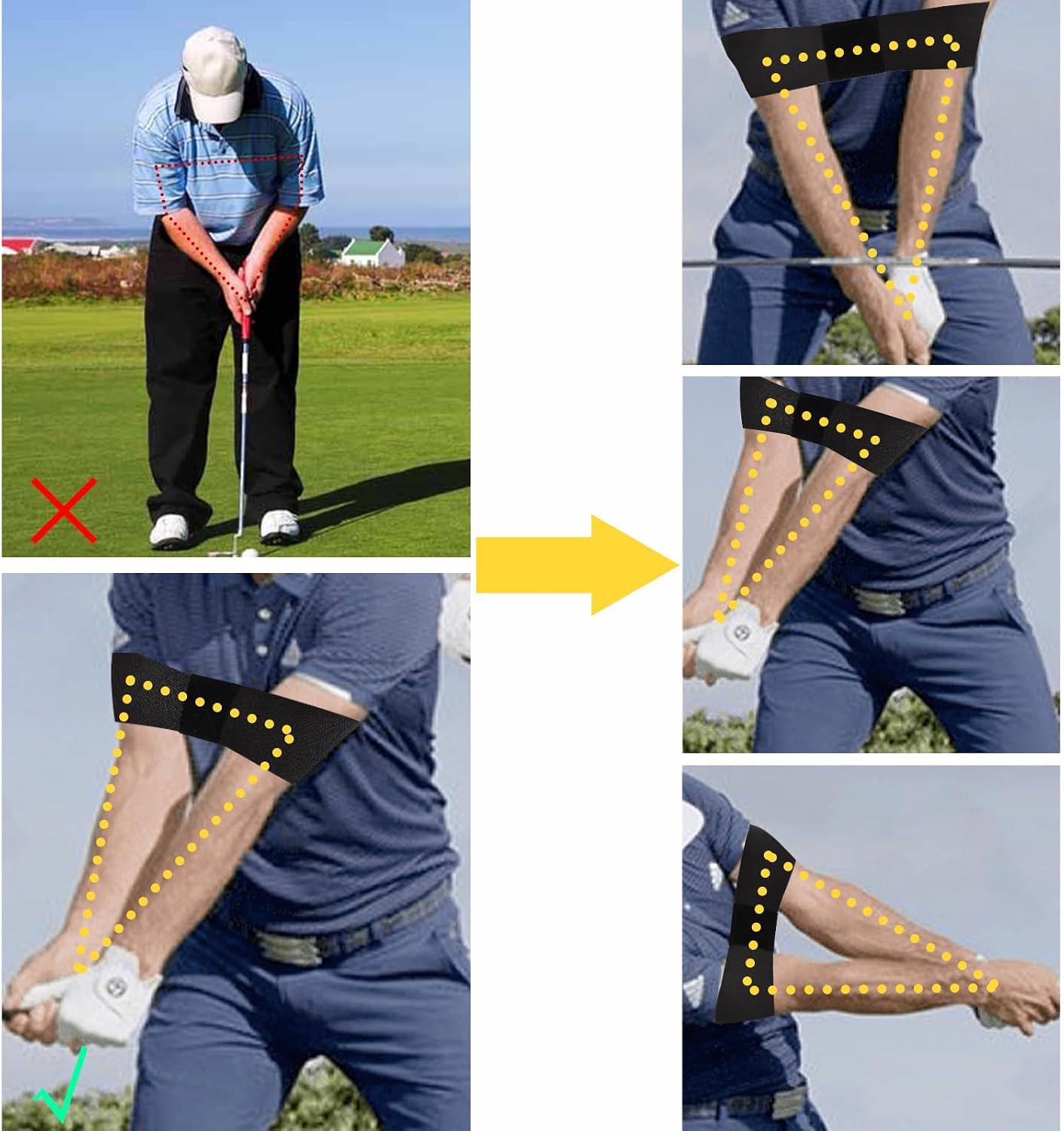Golf-Schwung-Elastikband, Halt – Golf Equipment For Beginners Bewertung und Preis