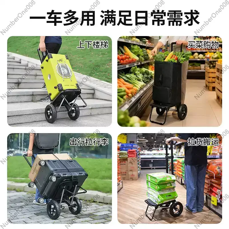 Faltbarer Kleiner Einkaufswage – Pull Cart Fold Bewertung und Preis