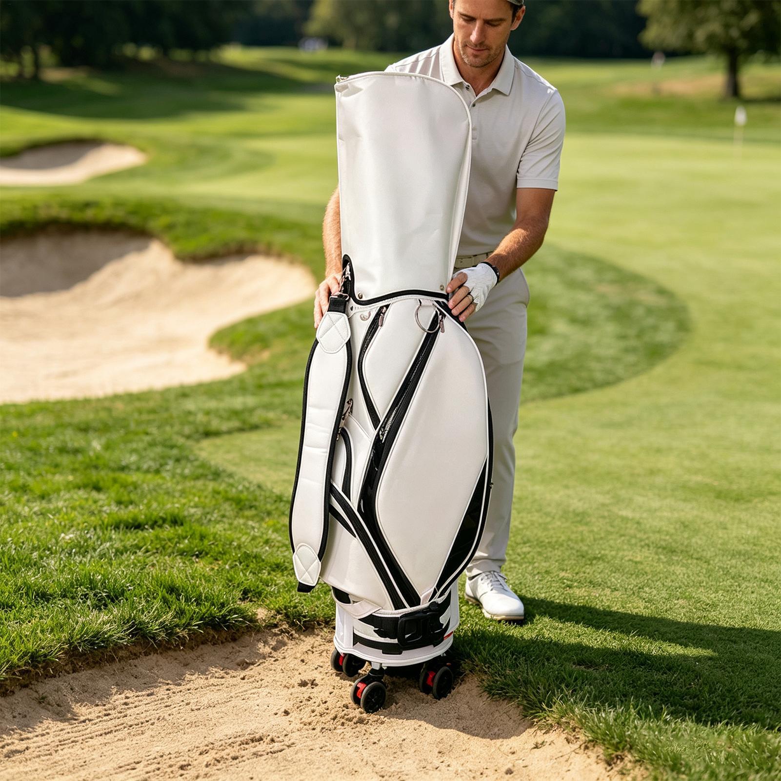 Golfbag-Rollständer mit 360-Gr – Golf Equipment Holder Bewertung und Preis