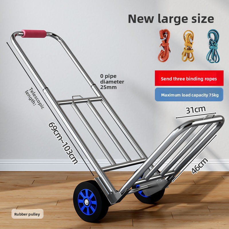 Handgezogener Wagen, zusammenk – Pull Cart Fold Bewertung und Preis