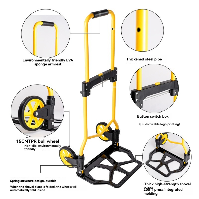 Leichter, faltbarer, tragbarer – Pull Cart Fold Bewertung und Preis