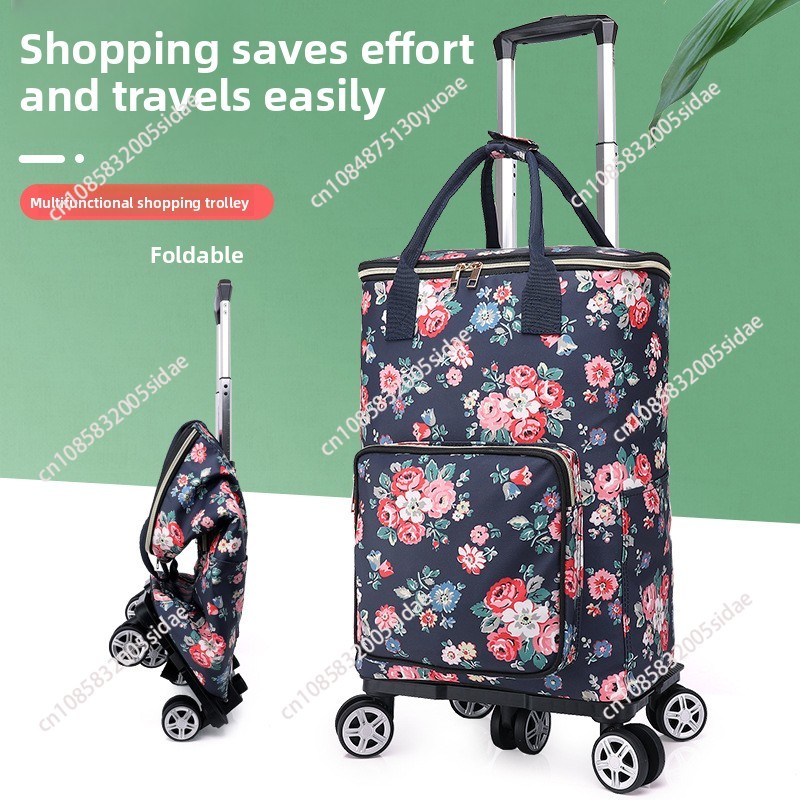 Neuer Einkaufswagen aus Zinnfo – Pull Cart Fold Bewertung und Preis