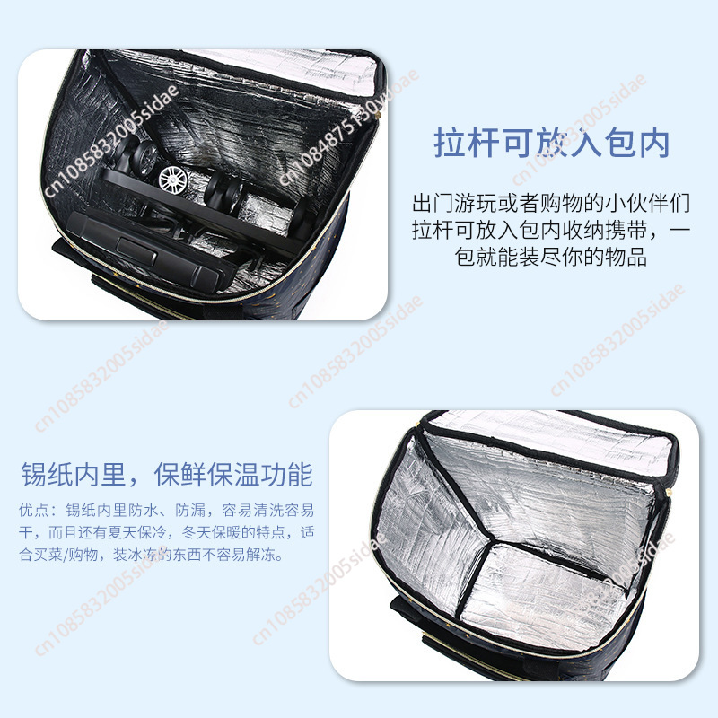 Neuer Einkaufswagen aus Zinnfo – Pull Cart Fold Bewertung und Preis